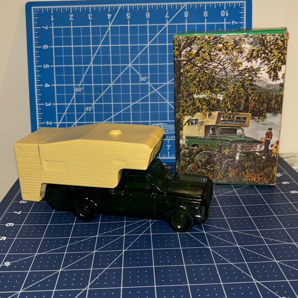 AVON NOVEL DECANTER THE CAMPER